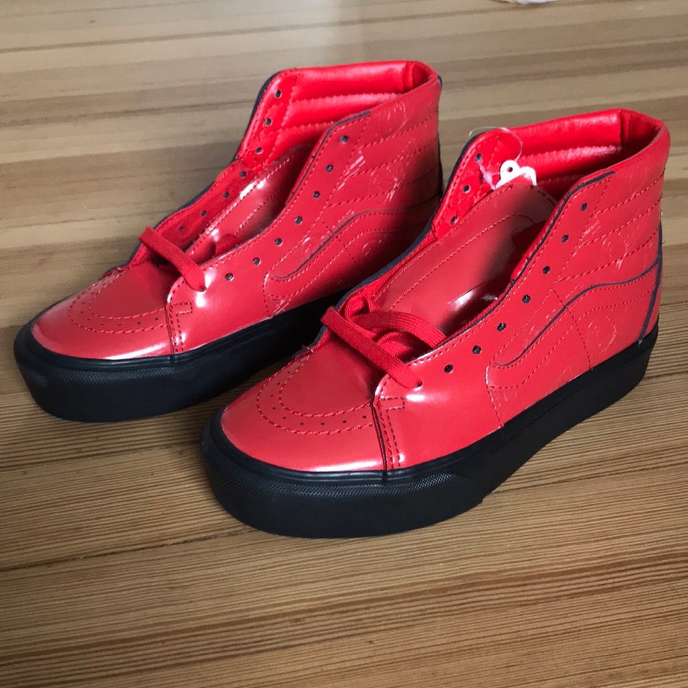 Vans David Bowie Edition Red Sneakers